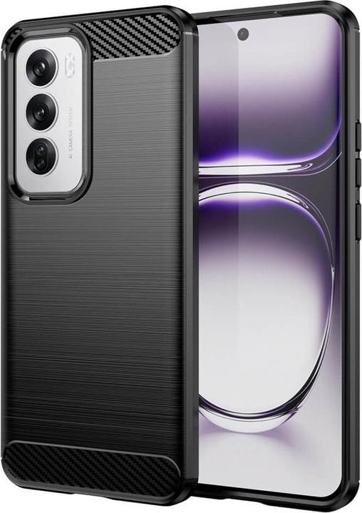Produktbild Cover-Discount OPPO Reno12 5G - Metall Carbon Look Hülle (Oppo Reno12)