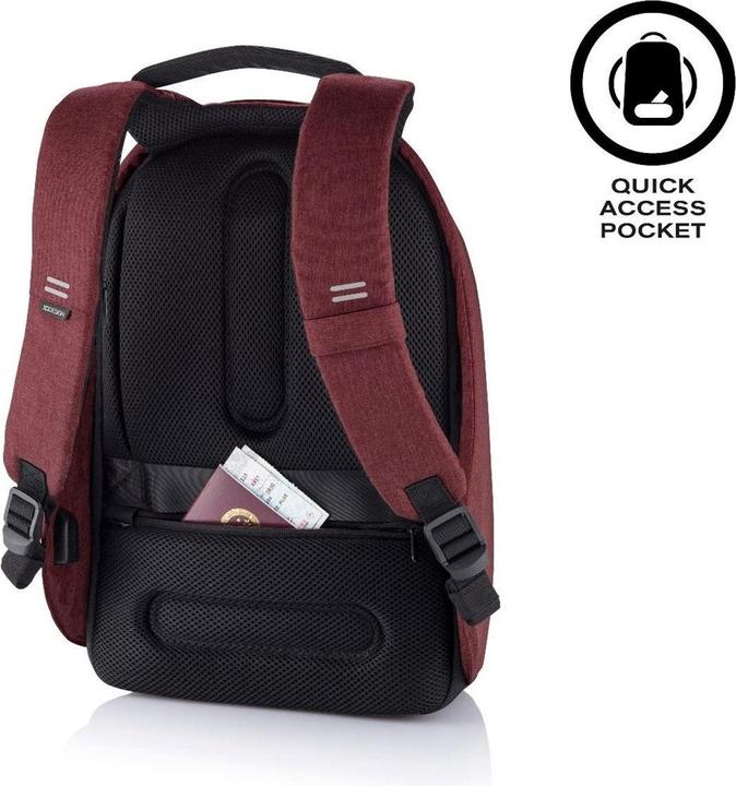 Produktbild XD Design Anti-Diebstahl-Rucksack Bobby Hero Small (Rot) (11.50 l)
