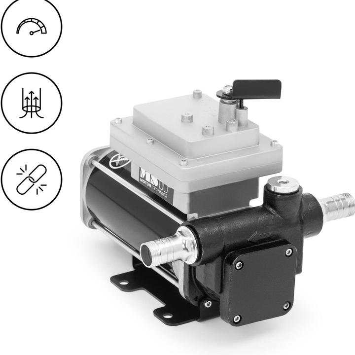 Actual product image MSW Dieselpumpe Ölpumpe Kraftstoffpumpe 230 V 57 l/min 370 W Gasöl 3-m-Stromkabel
