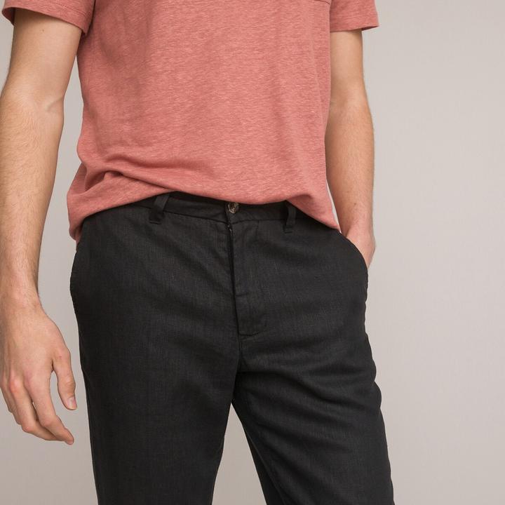 Actual product image La Redoute Collections Linen trousers (48)