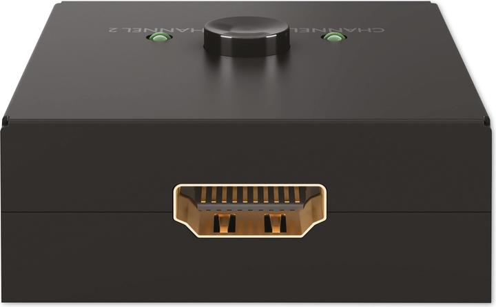 Image du produit Goobay Boîtier de commutation HDMI manuel 2 vers 1 4K @ 30 Hz
