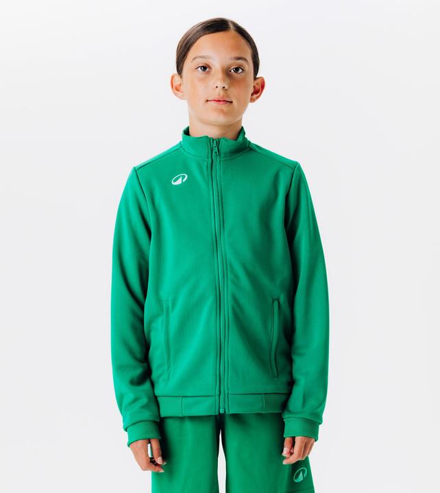 Kipsta Kinder Fussball Trainingsjacke - Essential Club grün