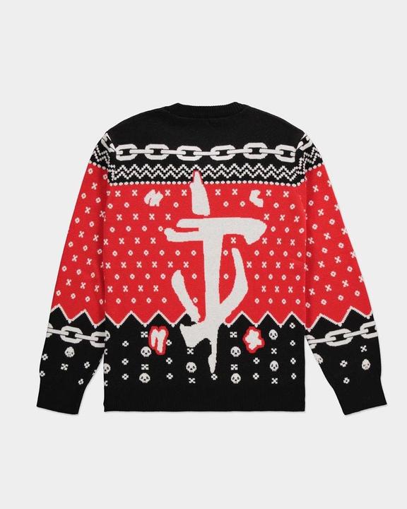Actual product image Doom Knitted Christmas Jumper (S)