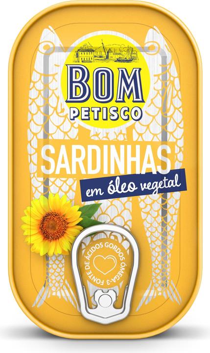 Bom Petisco Sardinen in Pflanzenöl (120 g)