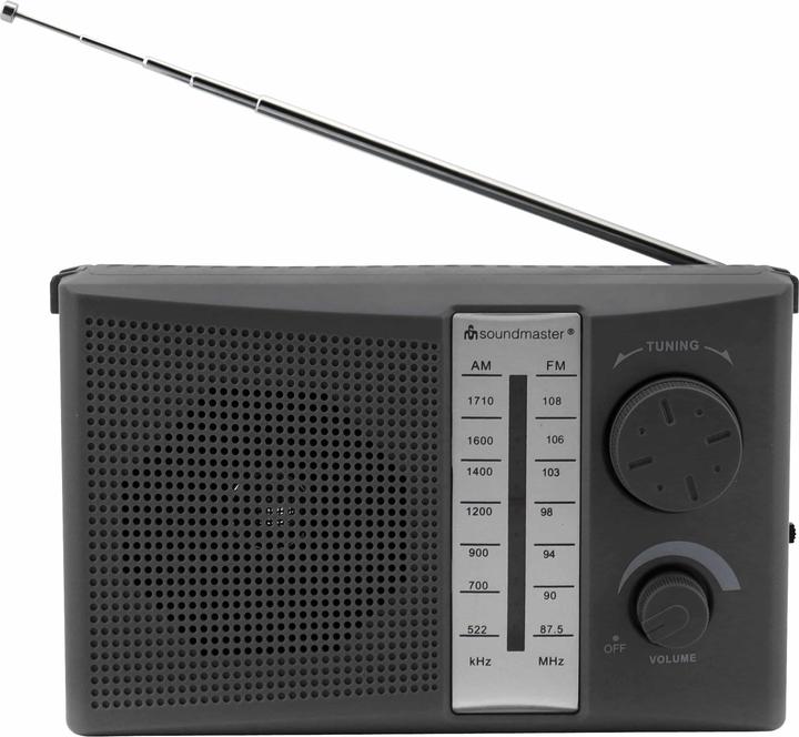 Immagine prodotto Soundmaster Radio FM/MW TR490 SW, nera (VHF, MW)