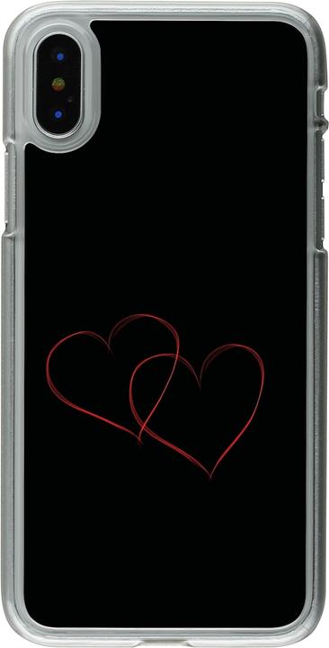 Produktbild PhoneLook Hülle transparent Valentine 2023 attached heart (Apple iPhone X, Apple iPhone XS)