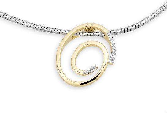 Image du produit Breuning PENDENTIF - BRILLES. 0,055 Ct. H/si (585, - Or)