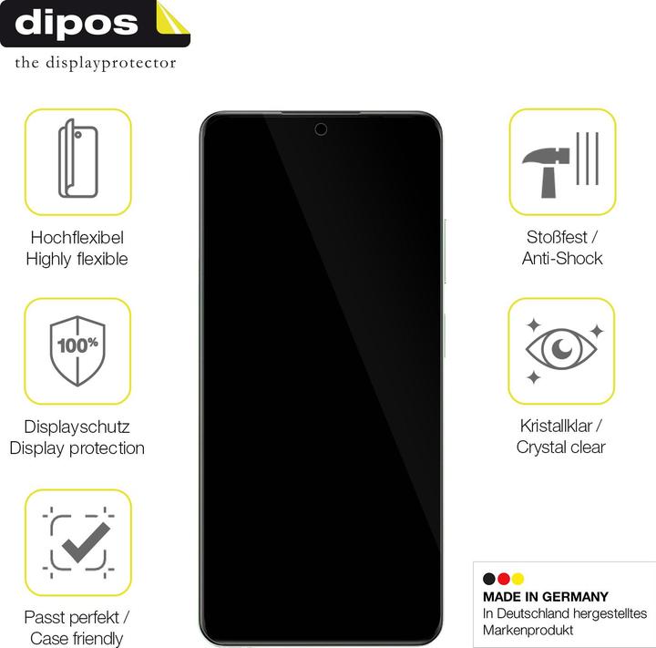 Image du produit Dipos Film de Protection d’écran Full-Cover 3D (1 pièce(s), Xiaomi Redmi 12 5G)
