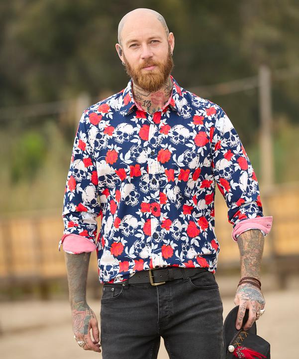 Produktbild Joe Browns Rose Skull Print Long Sleeve Shirt (S)
