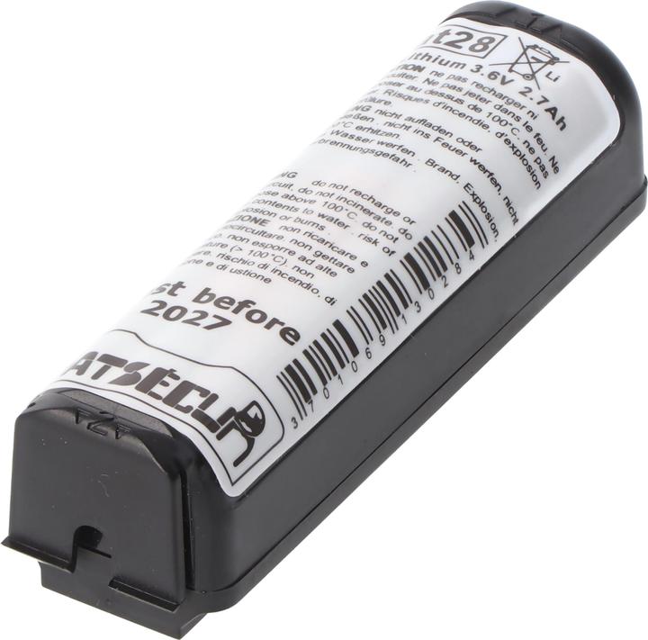 Actual product image AccuCell Battery suitable for DAITEM BATLi28 Li-ion battery 3.6 Volt 2000mAh (1 pcs., Device specific, 2000 mAh)