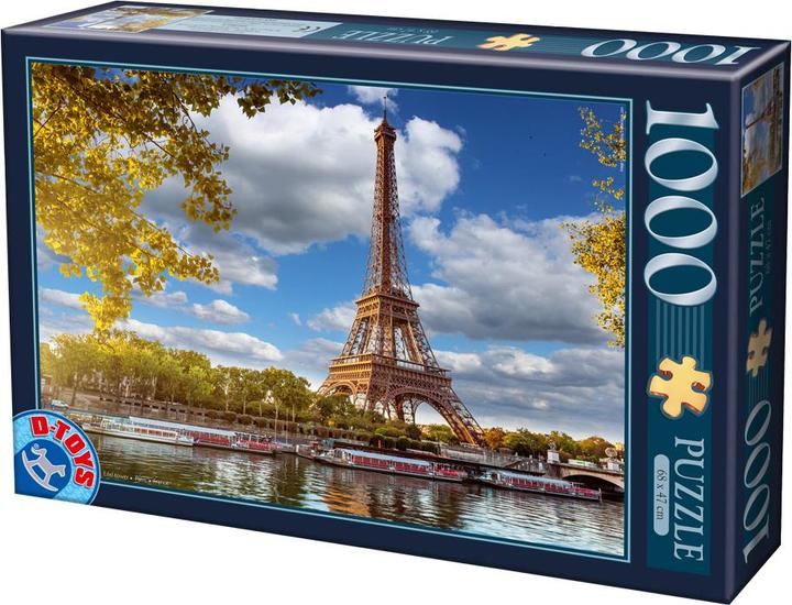 Produktbild D-Toys Puzzle 1000 Frankreich, Paris – Blick vom Eiffelturm (1000 Teile)