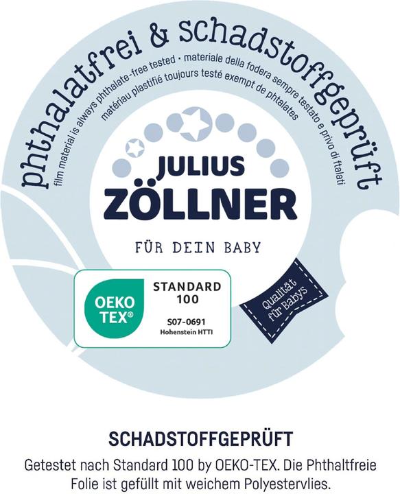 Produktbild Julius Zöllner Wickelauflage "Softy", Krokodil (75 x 85 cm)