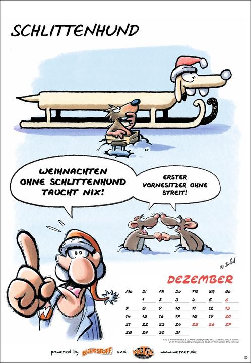 Actual product image Werner Kalender 2026 (Hardcover, German)