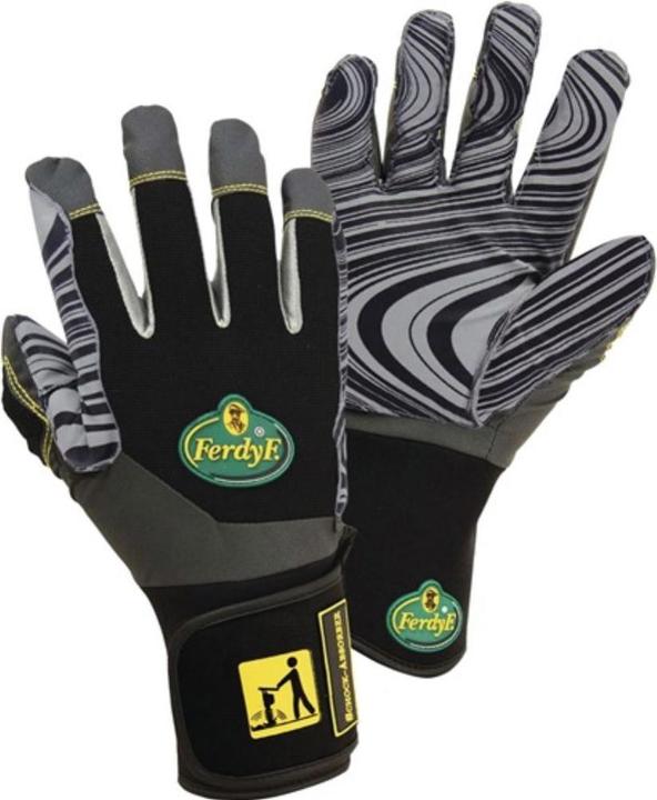 FerdyF. Mechanics Anti-Vibrationshandschuhe FerdyF grau/schwarz Gr.XL, lang (XL)