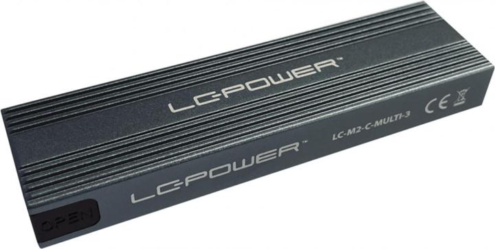 Immagine prodotto LC-Power M.2 LC-M2-C-MULTI-3 USB3.2 M.2 SSD Enclosure (NVMe & SATA)