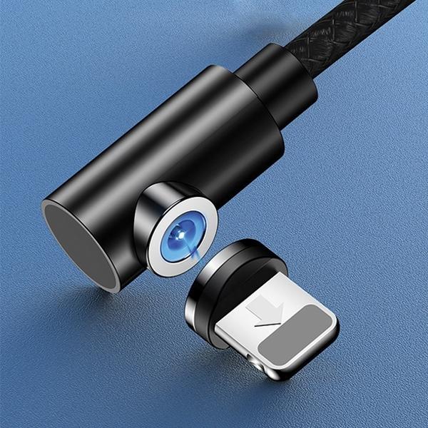 Produktbild Usams USB USB-A - lightning cable 1 m black (63288) (1 m, USB 3.0)