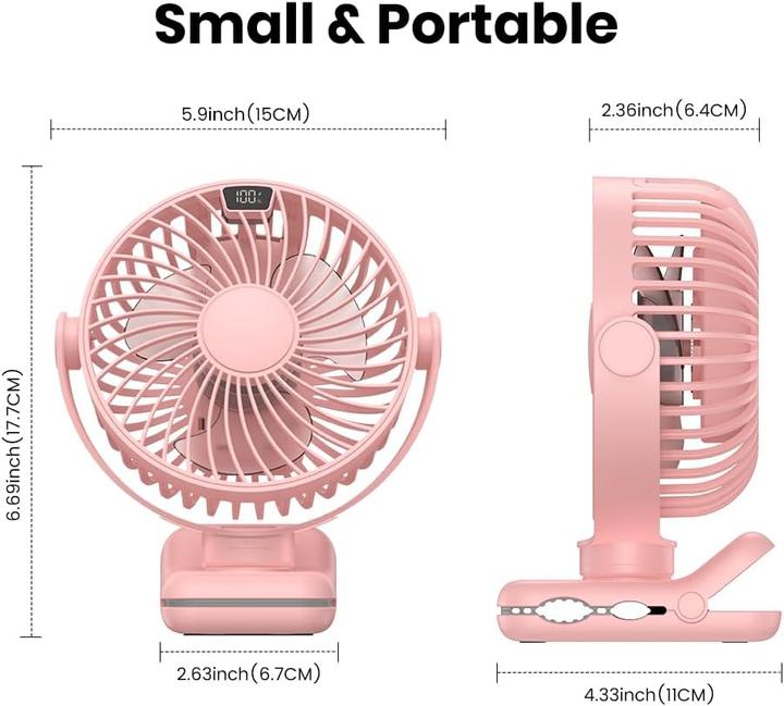 Actual product image TOPK K60B Clip Ventilator (40 dB)