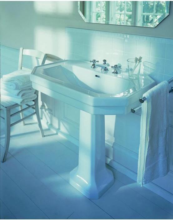 Produktbild Duravit Waschtisch 1930 m ÜL HLB 1 Hahnloch 700x500mm weiss (500 mm, 700 mm)
