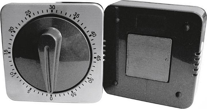 Produktbild My Basics Kurzzeitmesser mechanisch mit Magnet 6,5x6,5x4,5cm