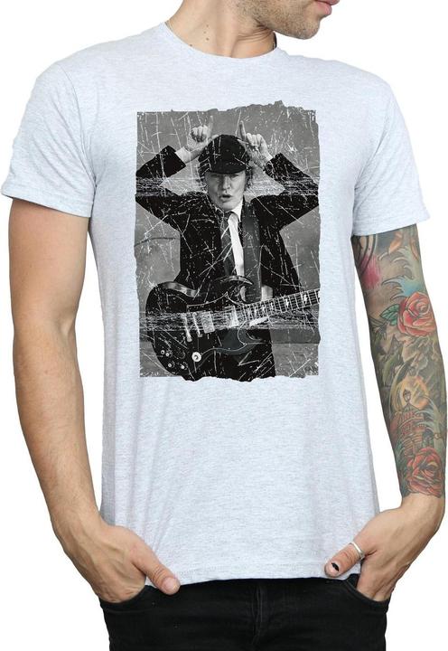 Immagine prodotto AC/DC Angus Young Distressed Photo Maglietta Uomo (XL)