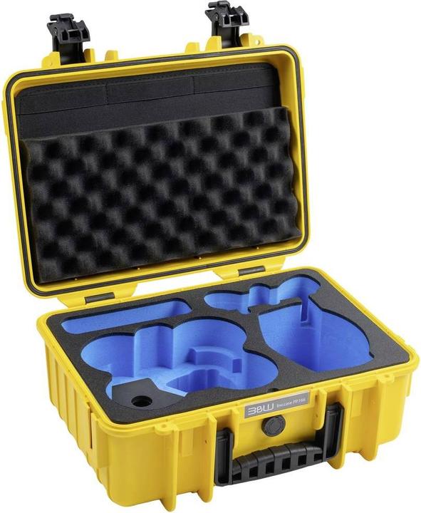 Actual product image B&W International B&W drone.case PP.166 yellow for DJI Avata 2 (Drone case, DJI Avata 2)