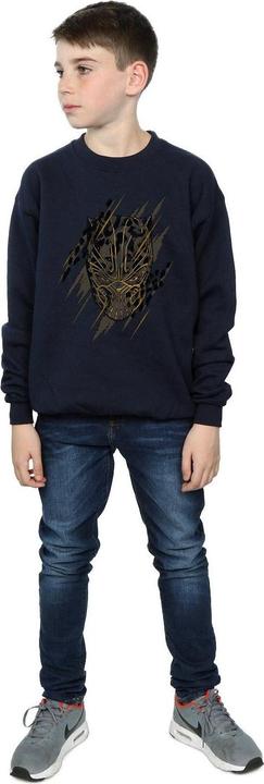 Image du produit - Sweat BLACK PANTHER GOLD HEAD - Garçon (152, 158)