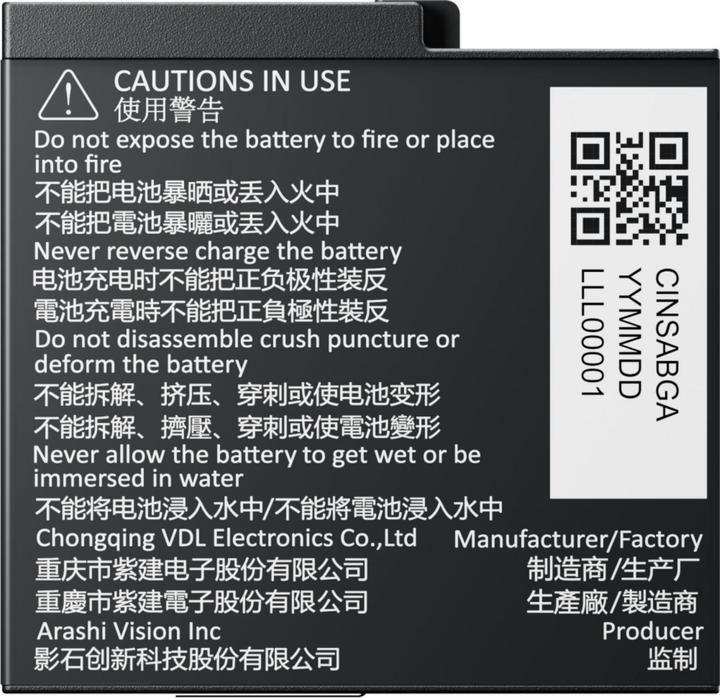 Actual product image Insta360 Battery (Ace, ACE PRO, Insta360 Ace Pro 2)