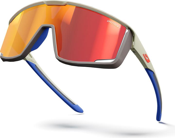 Actual product image Julbo Fury Helles Kastanienbraun Braun Blau Spectron 3 (Light chestnut brown matt, Blue, Brown, Orange, Yellow)
