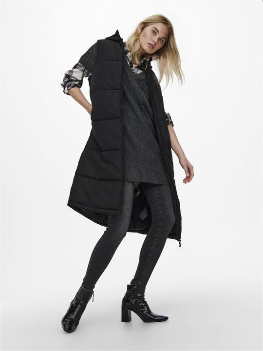 Actual product image Only Quilted long vest (M)