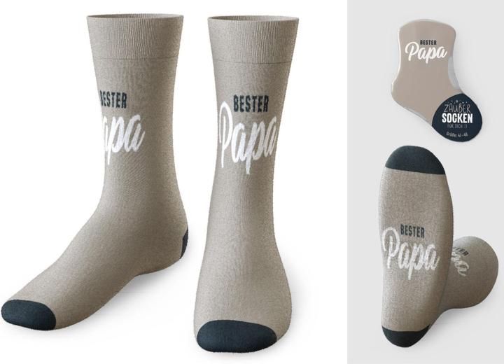 Actual product image La Vida Magic socks size 41-46 Best dad man (Single pack, 41 - 46)