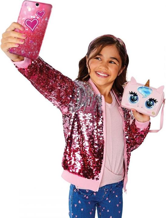 Produktbild Spin Master Purse Pets Glamicorn Einhorn Tasche - mit interaktiven Funktionen (23.34 cm)