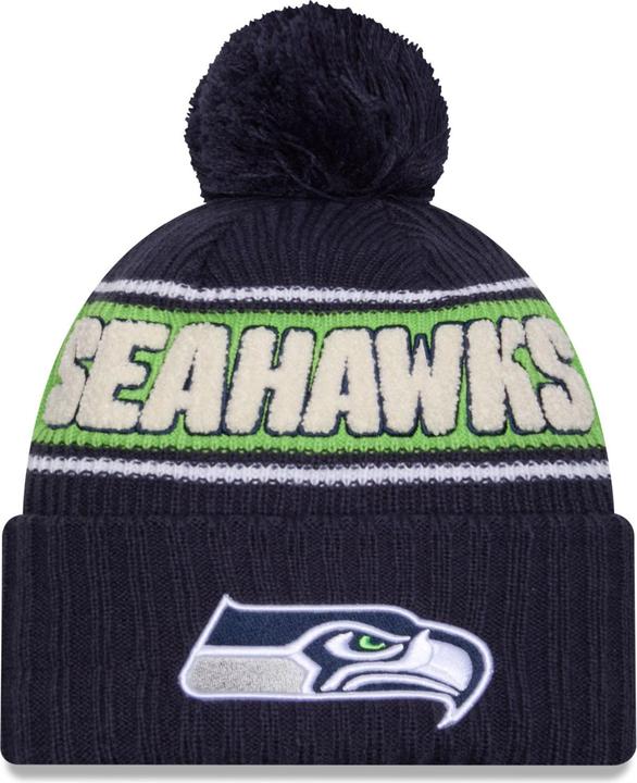 New Era NFL Sideline Winter Mütze Seattle Seahawks Navy