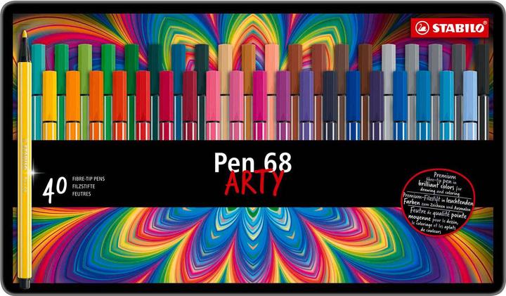 Immagine prodotto STABILO Penna 68 (Multicolore, 40 x)