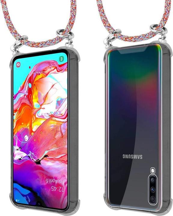 Produktbild Cadorabo TPU Handy Kette SILBER Cover