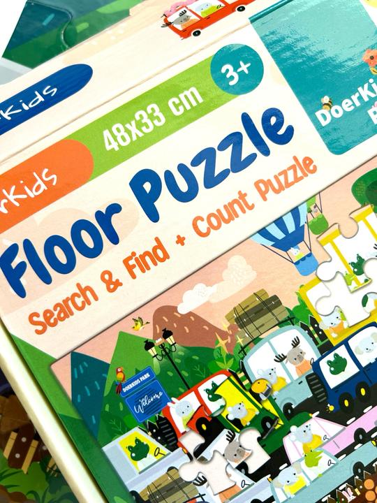 Produktbild DoerKids Suchen Finden & Zählen Parkplatz Bodenpuzzle (35 Teile)