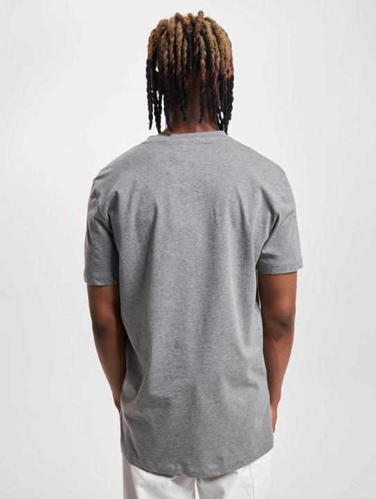 Actual product image Calvin Klein Jeans Jeans Mens T-shirt Short Sleeve Core Monologo Slim Fit, Grey (Mid Grey Heather), L (L)