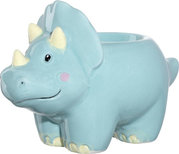 Leonardo Kindereierbecher Avventura Dinosaurier, Hellblau (1 x)