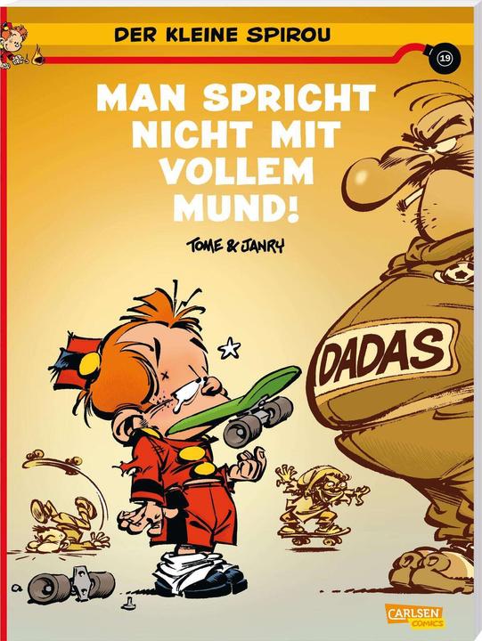 Immagine prodotto Der kleine Spirou 19: Man spricht nicht mit vollem Mund!! (Tedesco, Tome, Janry, 2023)