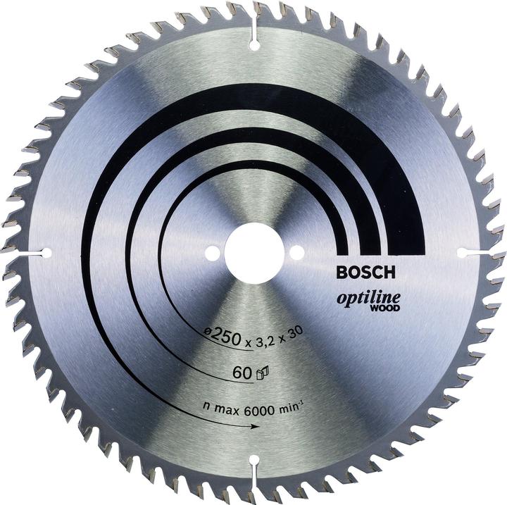 Bosch Professional Zubehör Cirkelzaagblad Optiline Wood