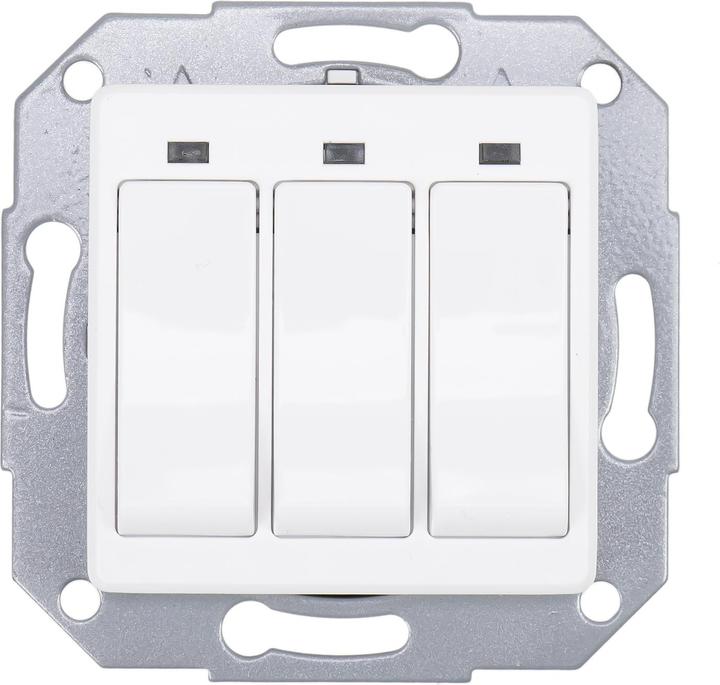 Actual product image PNI SmartHome WS323 triple smart switch for Internet lighting control, compatible with the TuyaSmar