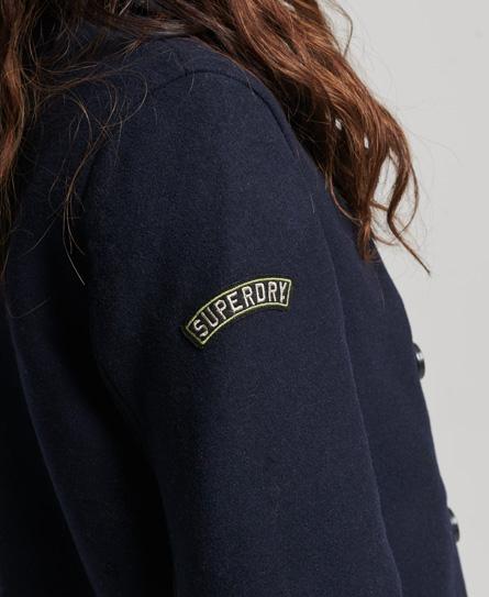 Produktbild Superdry Zweireihige Cabanjacke aus Wolle (6)