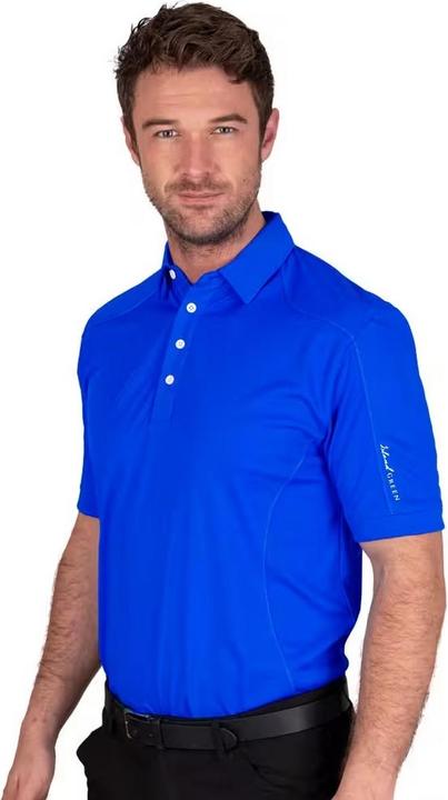 Actual product image Island Green Mens Topstitched Golf Polo Shirt (M)