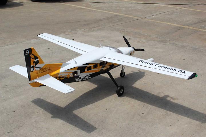 Immagine prodotto Seagull Models cessna 208 grand caravan ex 85" 45cc nero/giallo
