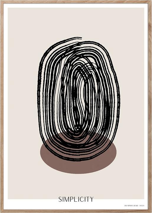 Actual product image ChiCura Simplicity Poster (70 x 100 cm)