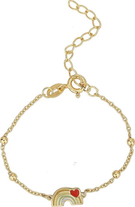 Actual product image Leyda Rainbow Kids Jewelry (16 cm, Enamel, Silver 925 1 micron yellow gold-plated 18k)