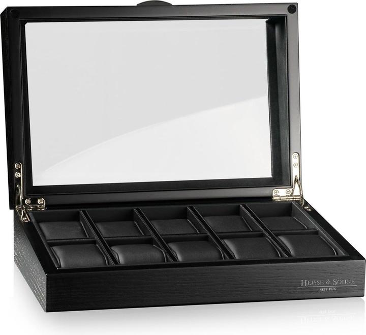 Actual product image Heisse & Söhne Watch box Oxford 10 - Dark Oak