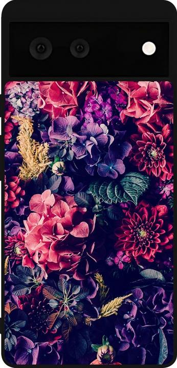 Immagine prodotto PhoneLook Coque Silicone rigide noir Flowers Dark (Google Pixel 6)