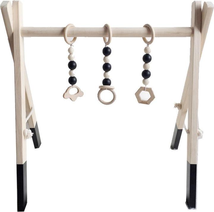 Nelaroom Gymnase en bois pour bébés