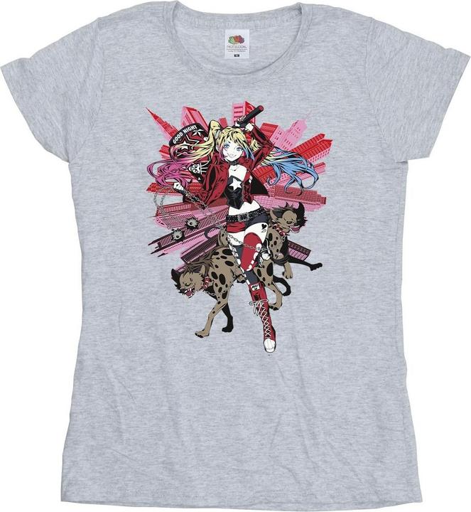 Harley Quinn Hyänen TShirt aus Baumwolle