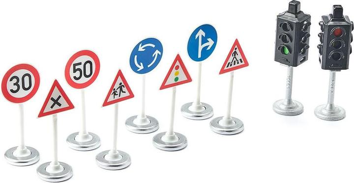 Actual product image Siku Traffic lights with traffic signs